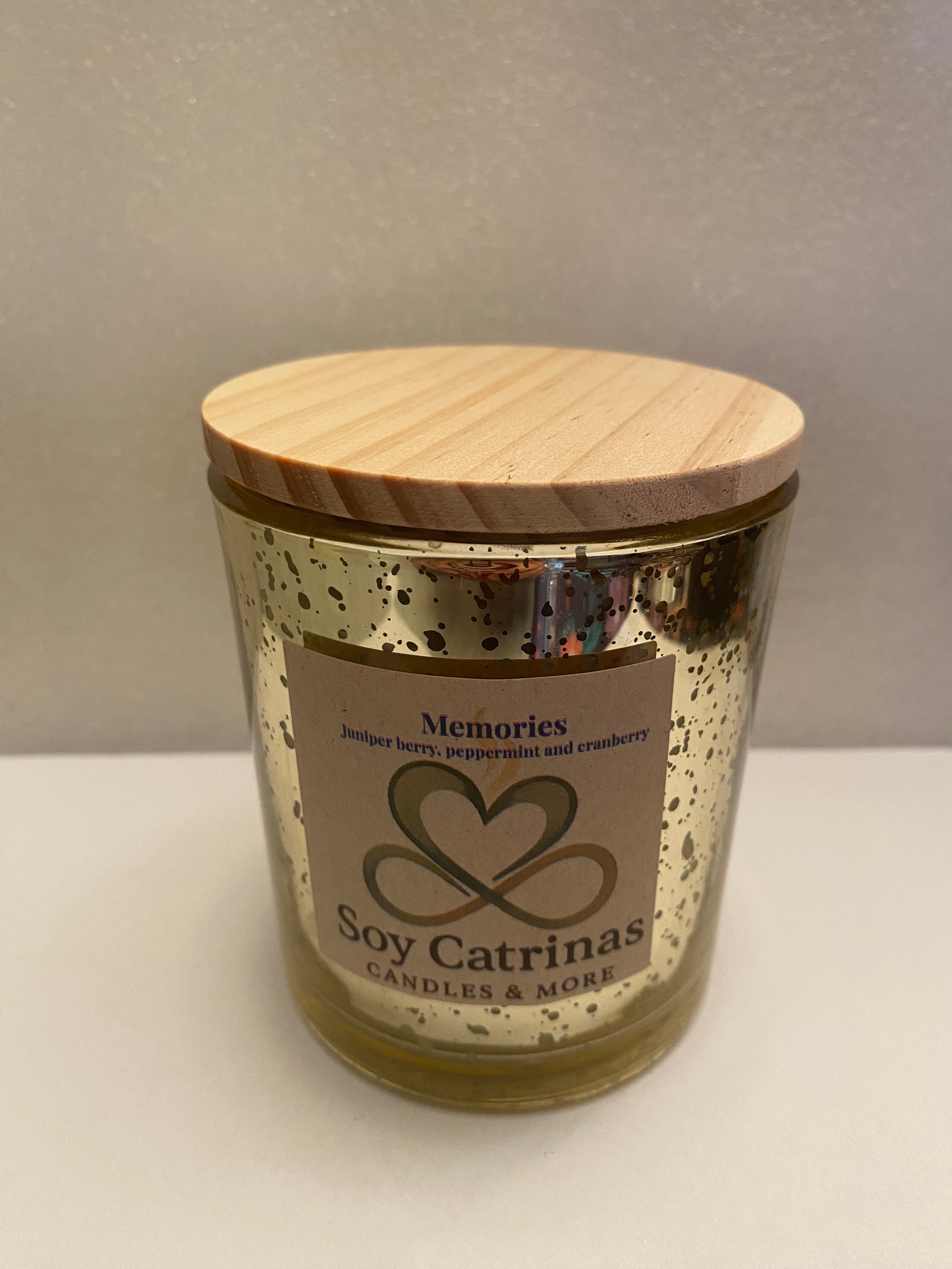 Soy Catrinas Candle: Memories with Juniper